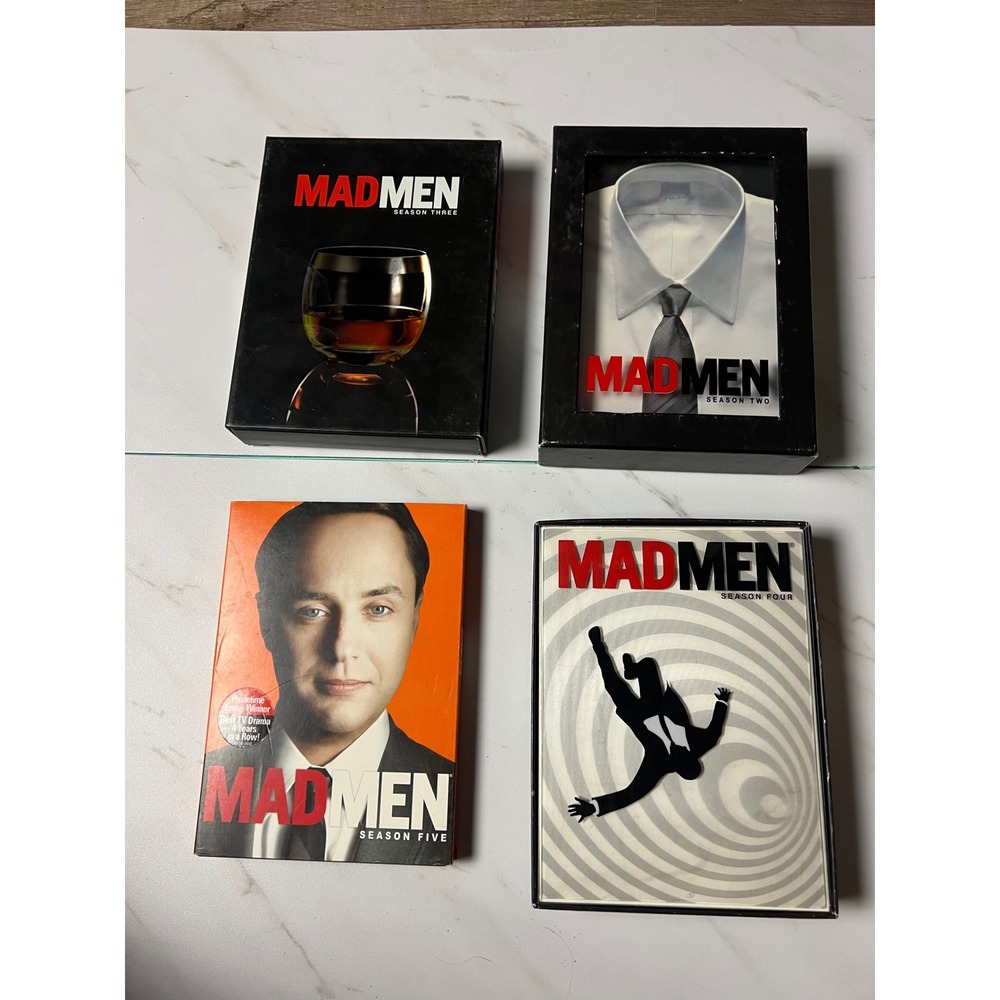 Mad Men DVD Lot Seasons 2 3 4 5 AMC Drama Series Jon Hamm Lionsgate Box Sets
